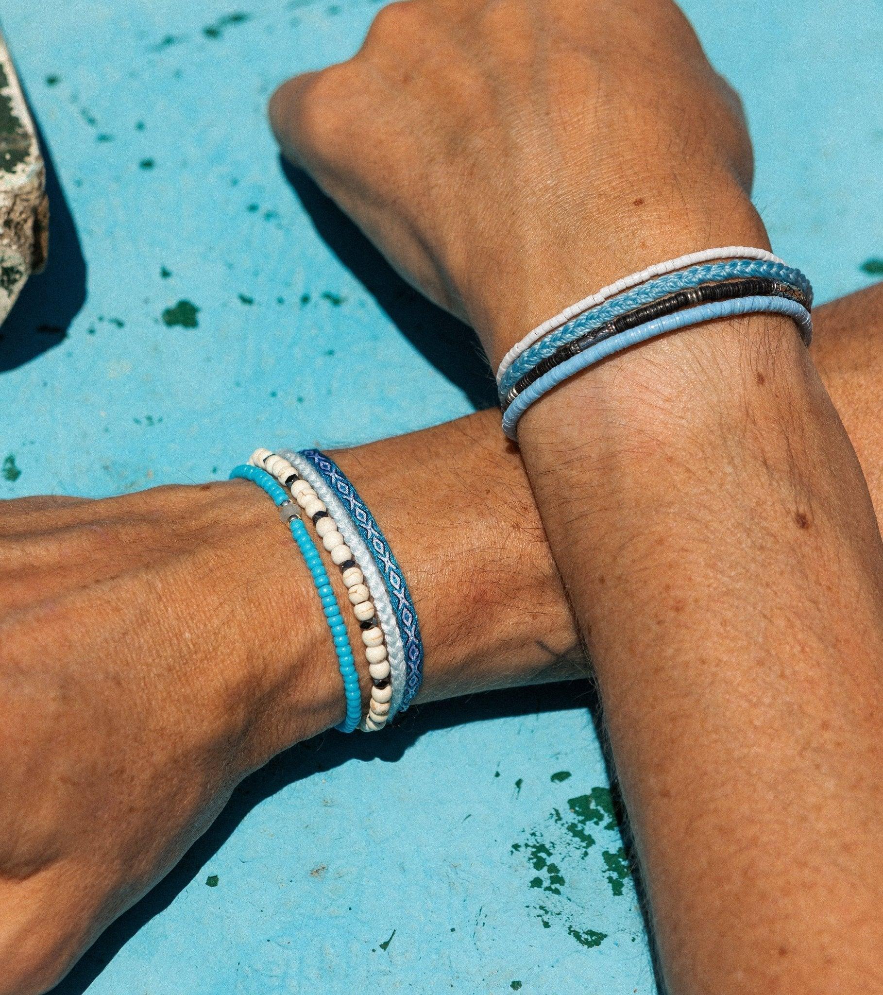 2mm Beads Dandy Bracelet (Light Blue) - Image 2