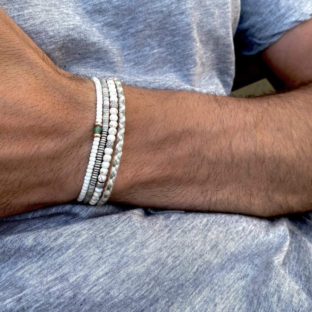 2mm Beads Dandy Bracelet (Cream) - Image 4