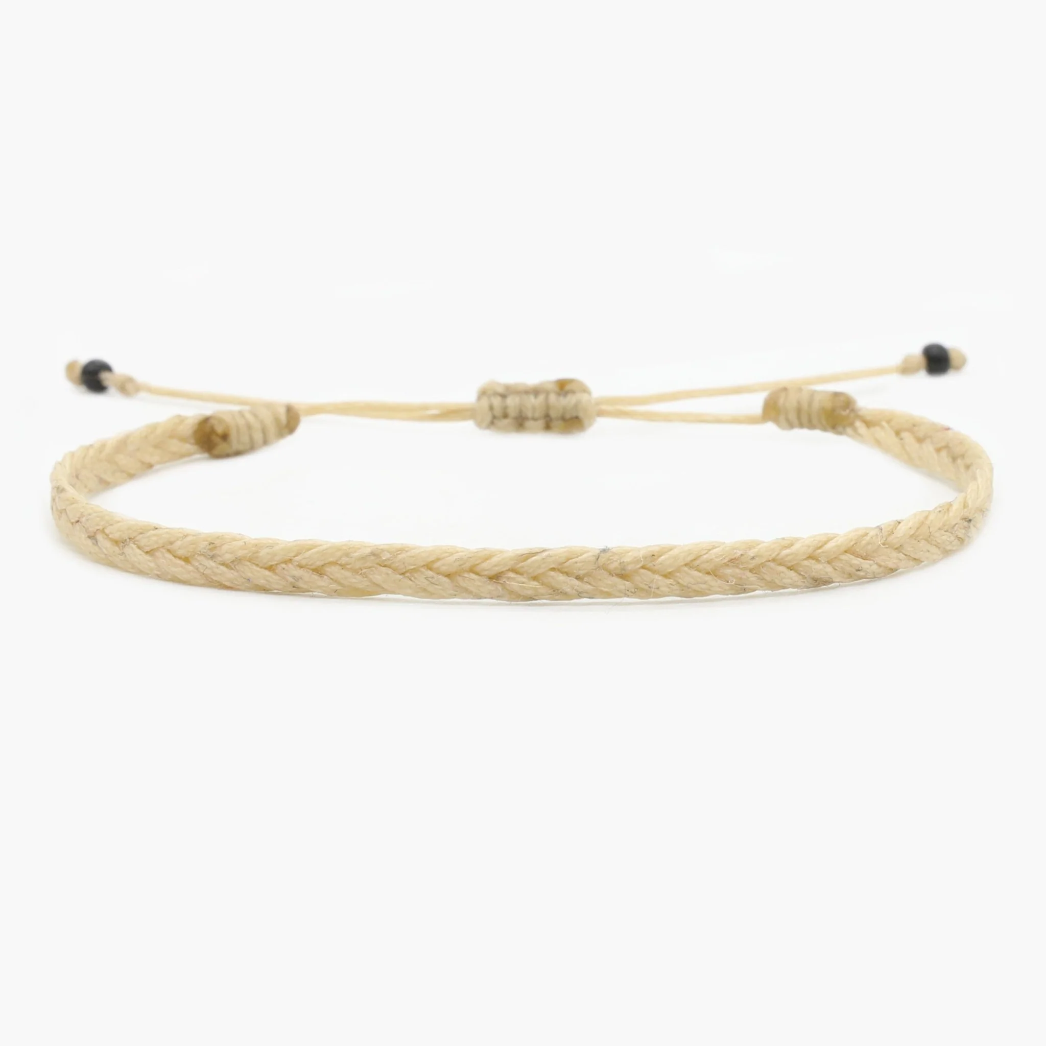 Adjustable Mini Braided Bracelet (Nude)
