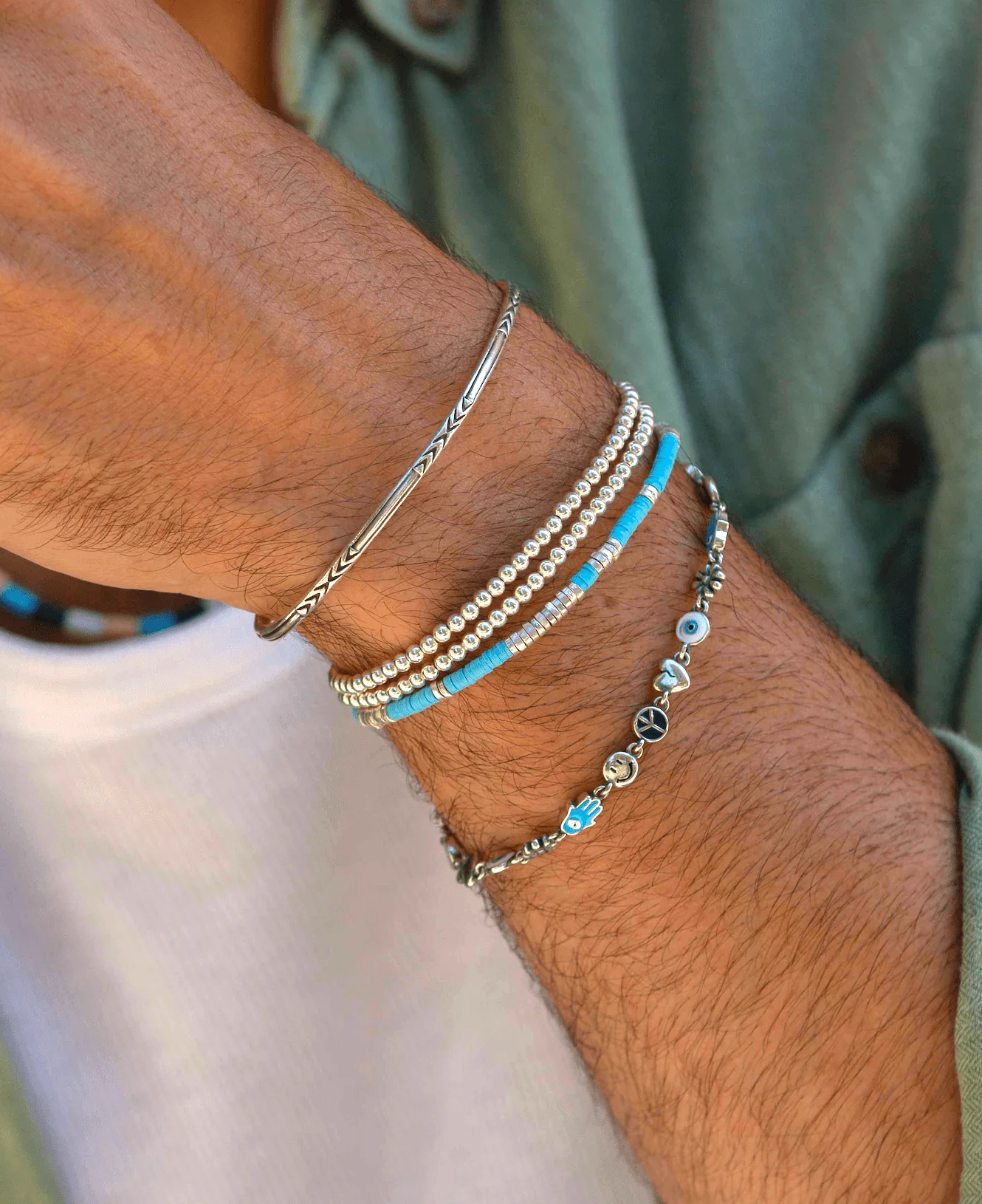 Holidays Bracelet With Sterling Silver Enameled Charms - Image 4
