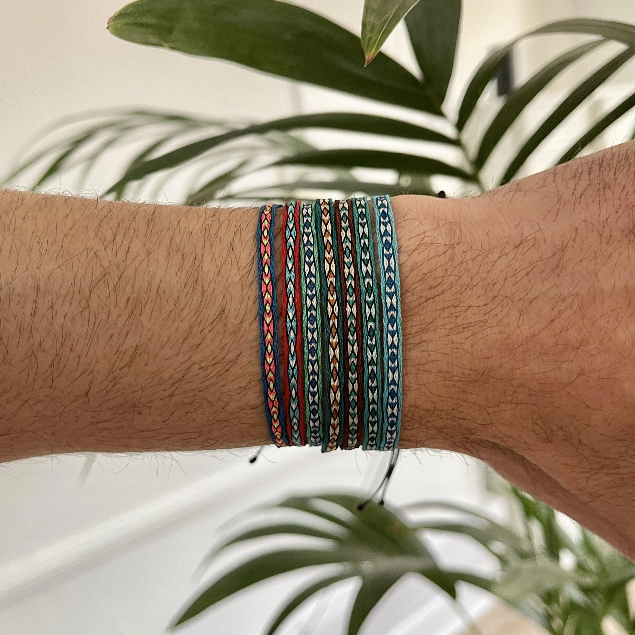 Handmade Purnama Bracelet (Navajo Patterns) - Image 4