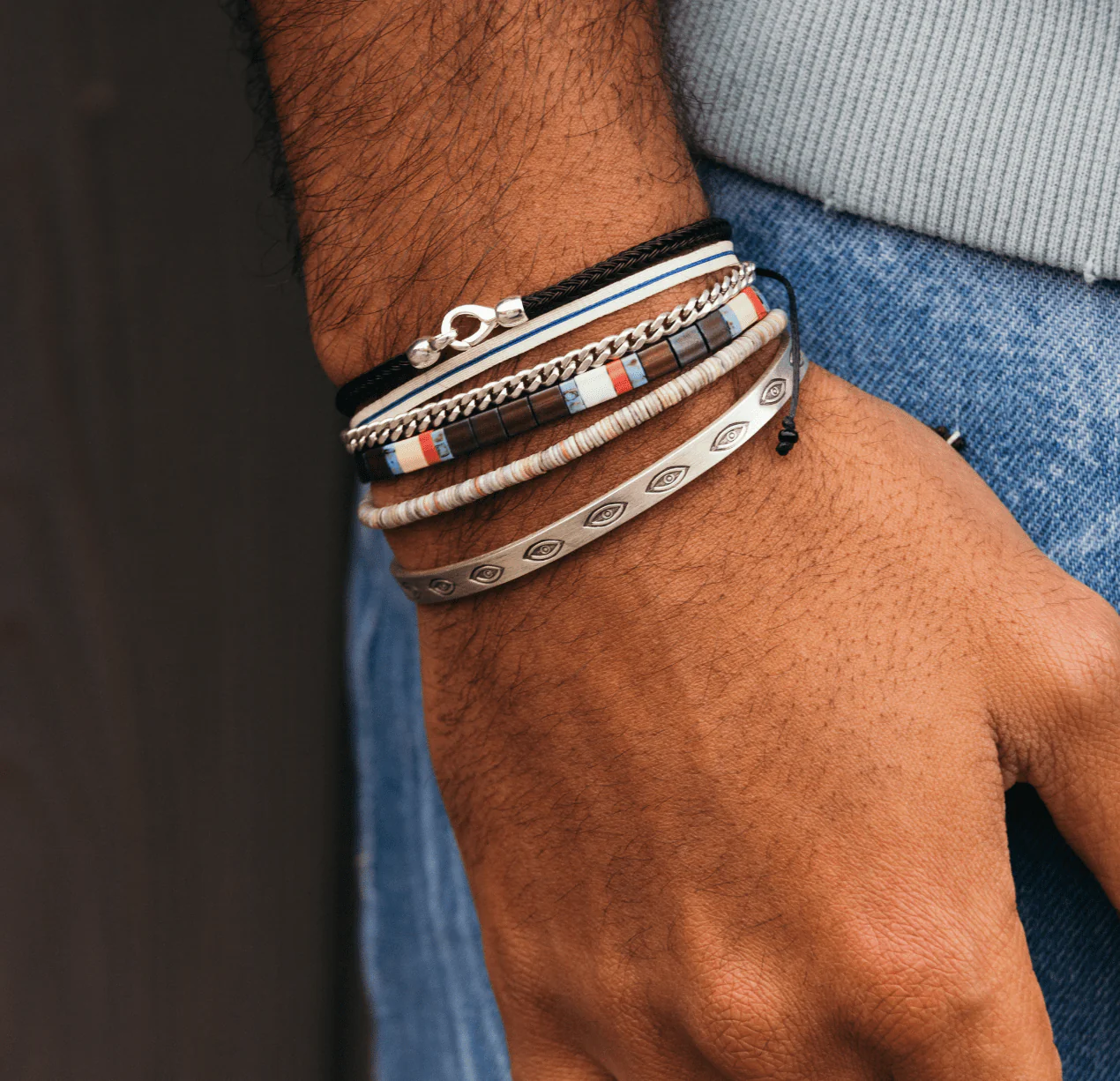 Sailing Cable "Plata" Bracelet (Silver) - Image 6