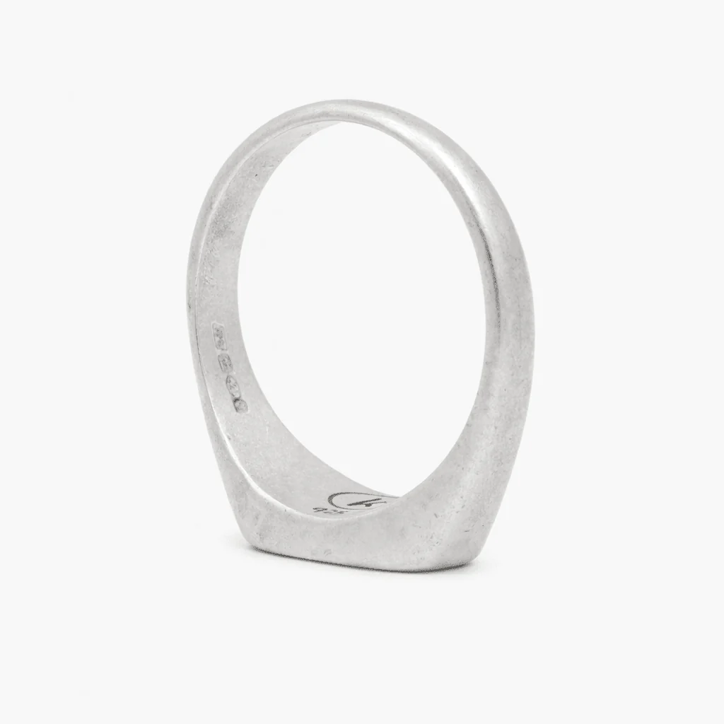Octagon Signet Ring With Tiger Eye Stone - Image 2