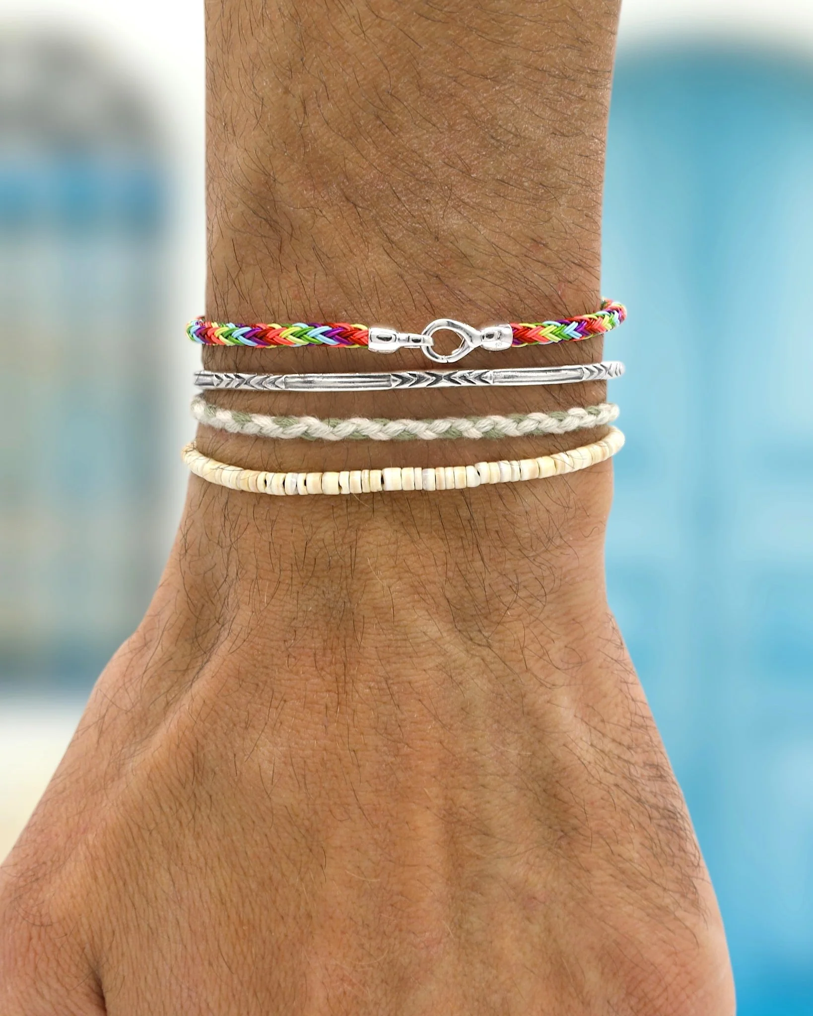 Sailing Cable "Plata" Bracelet (Multicolors) - Image 2