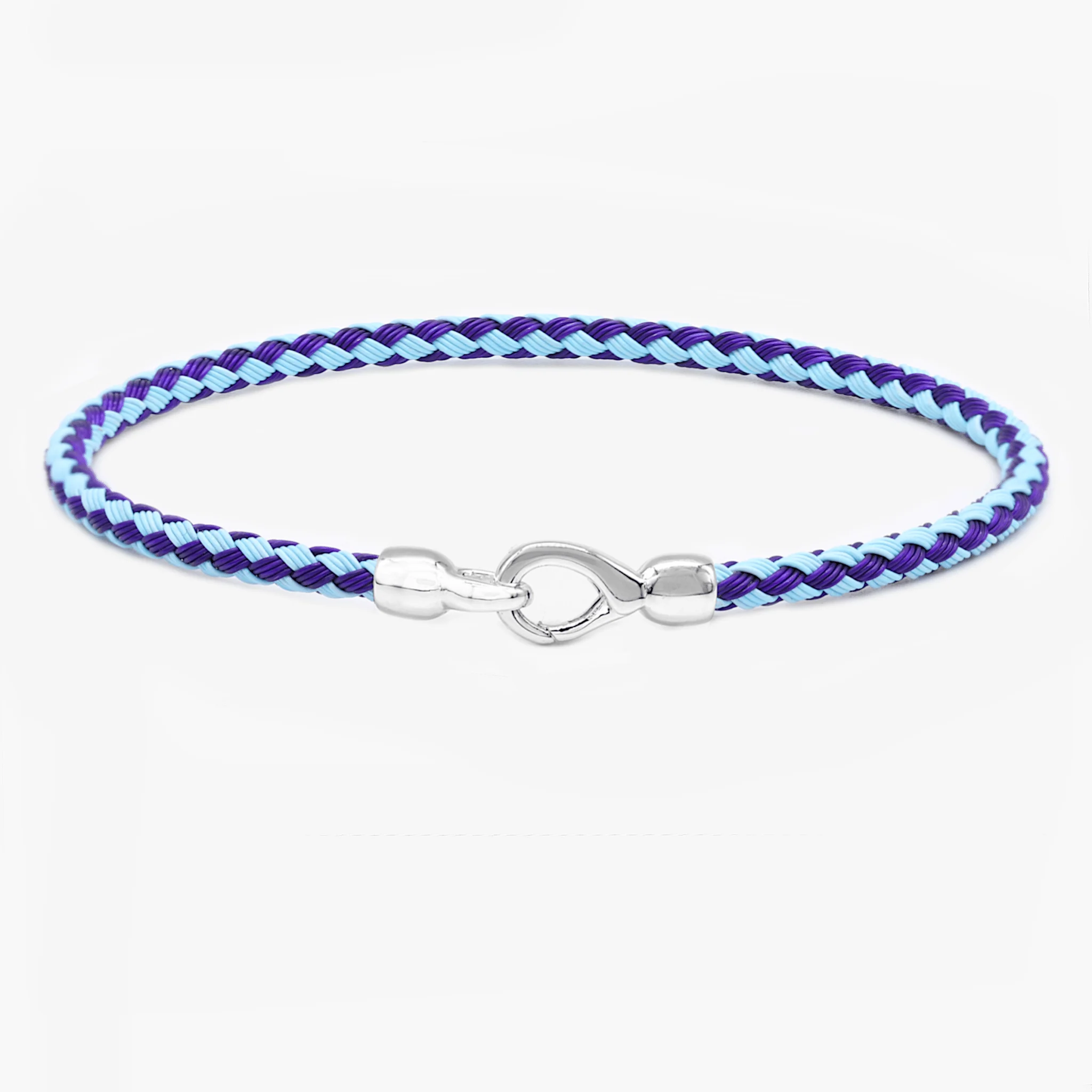 Sailing Cable "Plata" Bracelet (Shade of Blue)
